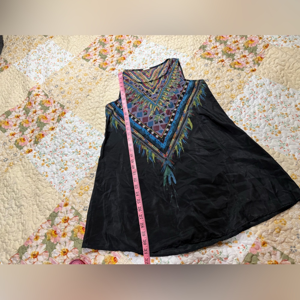 Colorful Geometric Women's Dress - Picture 2 of 4